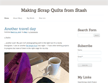 Tablet Screenshot of blog.maryquilts.com